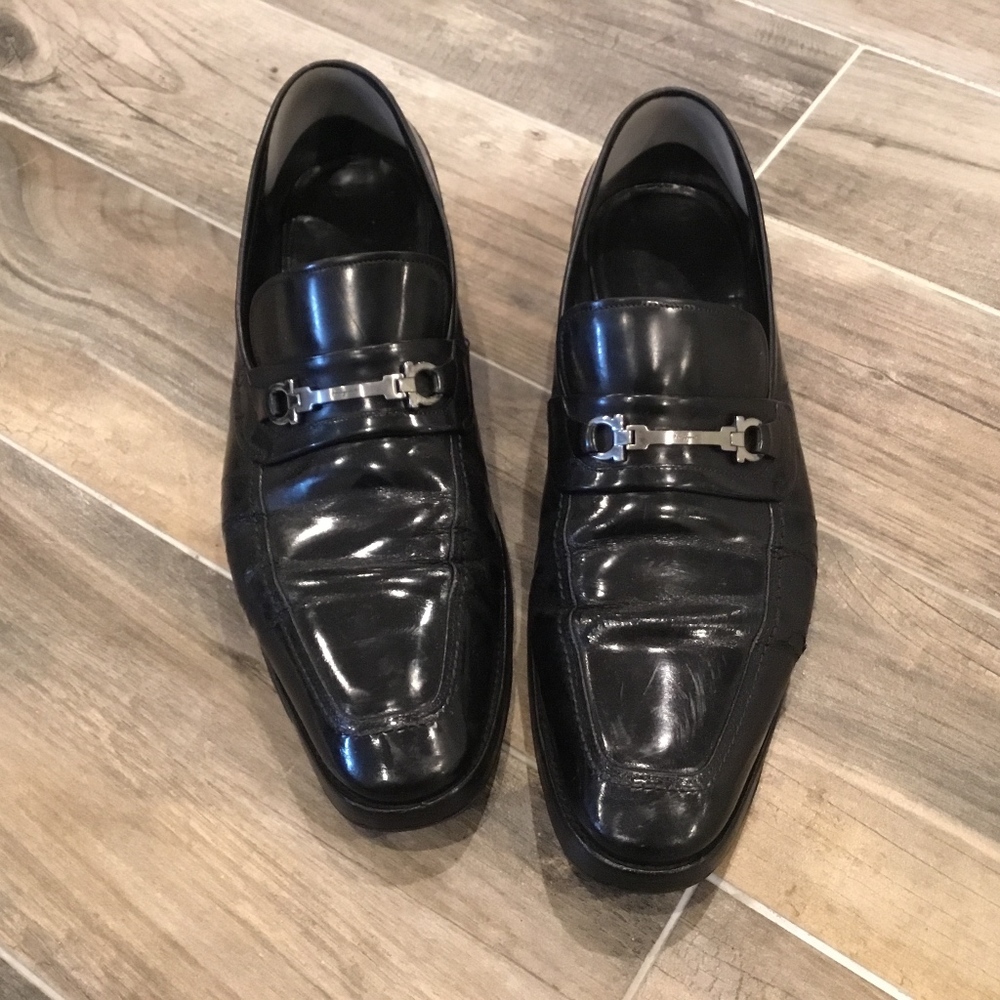 Men’s Salvatore Ferragamo dress shoes